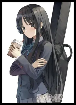 K-ON! Mio Akiyama doujin Card Sleeve Protector - Image 1