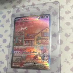 Pokemon Mew EX Full Art Promo Holo Psychic Card SVP 053 Scarlet & Violet - Image 1