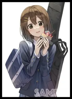 K-ON! Yui Hirasawa doujin Card Sleeve Protector - Image 1