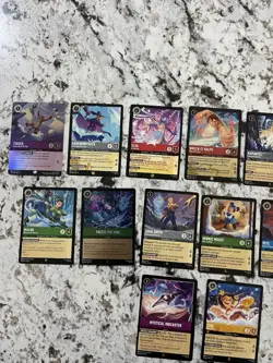 Disney Lorcana Rare Cards And Epic Lot Of 14 - Image 2