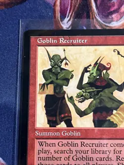 Goblin Recruiter MTG Visions Rare Red Creature Near-Mint Free Shipping Magic - Image 2