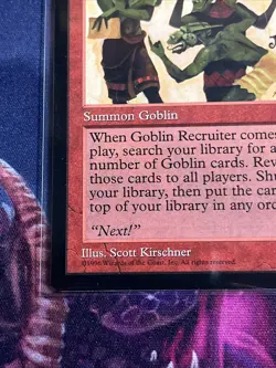 Goblin Recruiter MTG Visions Rare Red Creature Near-Mint Free Shipping Magic - Image 3