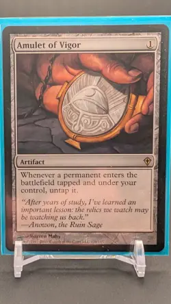 MTG Amulet of Vigor Worldwake 121/145 MP - Image 1