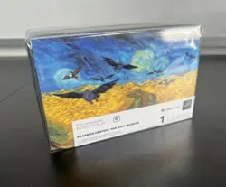 Pokemon X Van Gogh Museum Corviknight Wheatfield With Crows Double Deck Box - Image 1