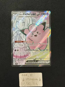 Pokemon Journey Together - Lillie’s Clefairy Ex - 173/159 - Full Art Rare - M/NM - Image 1