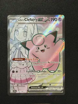 Pokemon Journey Together - Lillie’s Clefairy Ex - 173/159 - Full Art Rare - M/NM - Image 2