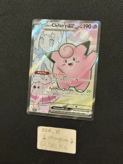 Pokemon Journey Together - Lillie’s Clefairy Ex - 173/159 - Full Art Rare - M/NM - Image 4