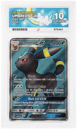 Umbreon GX 142/149 - Ace 10 - Sun & Moon Base - Full Art - English - Pokemon TCG - Image 1