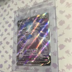 Pokemon Mewtwo V SWSH223 Promo Holo SWSH Sword & Shield 220 HP Super Psy Bolt - Image 1