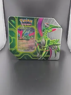 Pokemon Paradox Clash Iron Leaves ex Tin promo five packs NEW AND SEALED - Image 1
