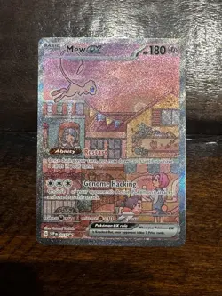 Mew EX SVP 053 BLACK STAR PROMO - Pokemon TCG Scarlet Violet 151 Full Art - Image 1