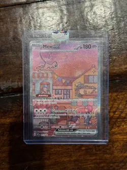 Mew EX SVP 053 BLACK STAR PROMO - Pokemon TCG Scarlet Violet 151 Full Art - Image 4