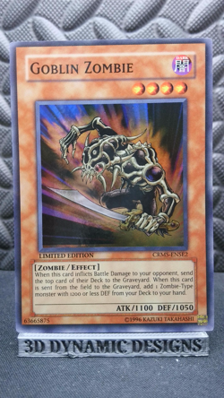 | Yugioh Goblin Zombie CRMS-ENSE2 Super Rare Crimson Crisis NM- 🔥 | - Image 1