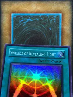 Yugioh Swords Of Revealing Light LOB-A101 Super Rare 1st Ed AUSTRAILIAN MP - Image 3