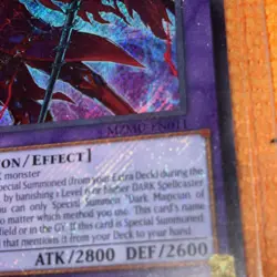 Yu-Gi-Oh Dark Magician of Destruction Mzmu-en011 Secret Rare - Image 3