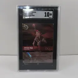 2024 DISNEY LORCANA ENCHANTED 3-INTO THE INKLANDS #215 PETER PAN SGC 10 - Image 1