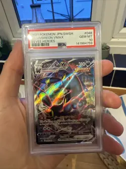 PSA 10 Umbreon VMAX s6a 048/069 RRR Eevee Heroes Japanese Pokemon Card 2021 - Image 1