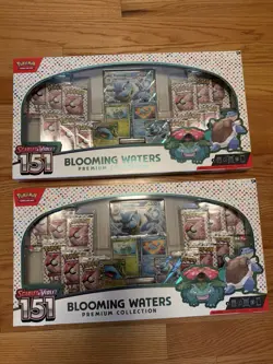 Pokemon 151 Blooming Waters Premium Collection 2-Pack - TCG Cards - Image 1