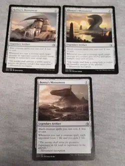1x Bontu's Monument 225 MTG 1x Rhonas's Monument 236 1x Kefnet's Monument 231 - Image 1
