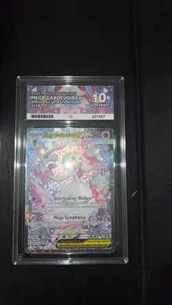 Mega Gardevoir ex 178/132 Pokemon Mega Evolution - ACE 10 - PERFECT SUB GRADES - Image 1