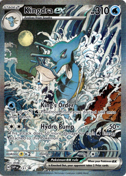 Kingdra ex 131 Pokemon Scarlet & Violet Promo NM - Image 1