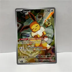Pokemon Eevee 173 Scarlet & Violet Promo Holo TCG Card 50 HP English - Image 1