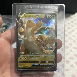 Pokemon Dragonite V Full Art Promo Holo SWSH235 Sword & Shield 230 HP Hyper Beam - Image 1