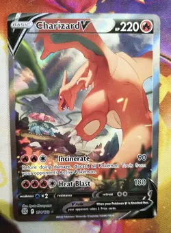 Pokemon TCG Sword & Shield - Brilliant Stars Charizard V 154/172 Alternate Art - Image 1