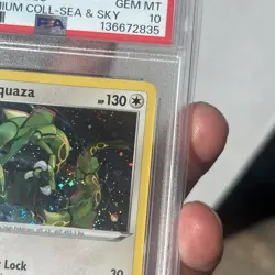 2024 POKEMON SWSH BLACK STAR PROMO #029 RAYQUAZA-HOLO PSA 10 GEM MINT SWIRL 🌀 - Image 5
