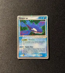 Pokemon EX CRYSTAL GUARDIANS - #95/100 Kyogre ex - Holo - ENG - SWIRL - LP+ - Image 3