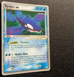 Pokemon EX CRYSTAL GUARDIANS - #95/100 Kyogre ex - Holo - ENG - SWIRL - LP+ - Image 5