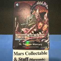 ONE PIECE ST. TOPMAN WARCURY OP13-089 R ALT ART CARRYING ON HIS WILL ENGLISH - Image 1