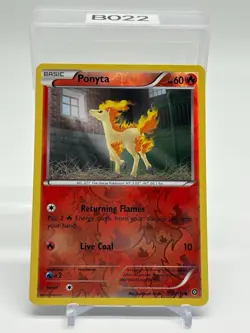 Pokemon Card Ponyta 16/114 XY Steam Siege Reverse Holo Foil Rare 2016 NM - Image 1