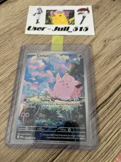 Pokemon TCG Card Clefairy 094/088 - Illustration Rare: Perfect Order: Pack Fresh - Image 3