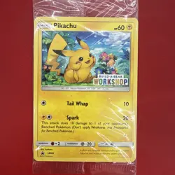 Build a Bear Pokemon Card Pikachu SM86 Promo Trading Card TCG SEALED NEW RARE NM - Image 2