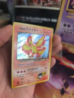 Pokemon Karte Card Rocket's Moltres Lavados Gym Challenge Holo japanese VG- - Image 4