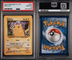 Pokemon Pikachu CLC 008/034 English Classic Collection Card PSA 10 - Image 2