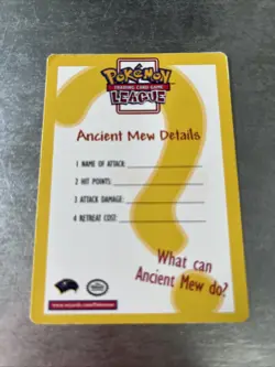 Ancient Mew With Individual Card Slot And Details Card - Image 3