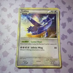 *SWIRL* Latios #HGSS11 - HGSS Promos Pokemon Card- Promo - Heavily played HP - Image 1