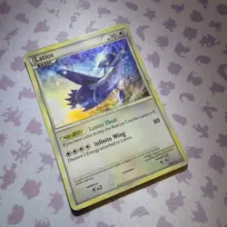 *SWIRL* Latios #HGSS11 - HGSS Promos Pokemon Card- Promo - Heavily played HP - Image 3