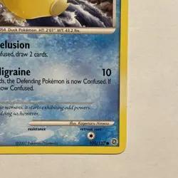 Pokemon TCG Psyduck Secret Wonders 100/132 Regular Common Card - Image 5