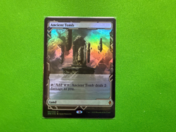 1x NM Foil Ancient Tomb Zendikar Rising Expeditions MTG Magic the Gathering - Image 1