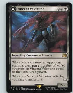 Vincent Valentine 125 Rare FINAL FANTASY Magic: The Gathering Near Mint - Image 1
