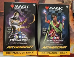 MtG - Aetherdrift Commander Decks - Eternal Might & Living Energy NEW/SEALED - Image 1