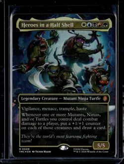 Heroes in a Half Shell (0006) (Borderless) - 6 - Foil - TMC - NM - MTG - Image 1