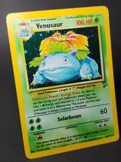 Pokemon TCG Base Set 2 Venusaur 18/130 Holo Rare Unlimited MP - Image 3