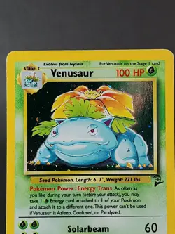 Pokemon TCG Base Set 2 Venusaur 18/130 Holo Rare Unlimited MP - Image 5