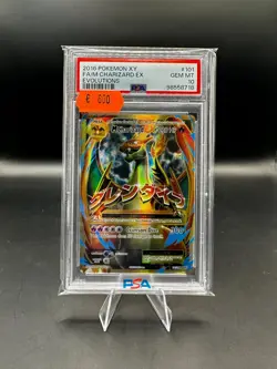 M Charizard EX Fullart Pokemon Evolutions XY 2016 PSA 10 #101 English - Image 1