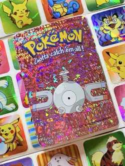 Pokemon 151 Vintage Pocket Monsters Vending HOLO Prism Sticker 2000 Nintendo - Image 1