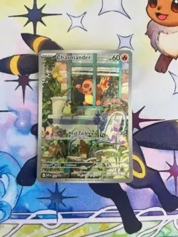Charmander 044 Promo Scarlet & Violet Pokemon LP Card Black Star - Image 1